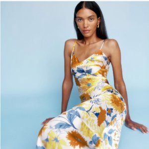 Reformation Parma Silk Dress in Livia - Size L